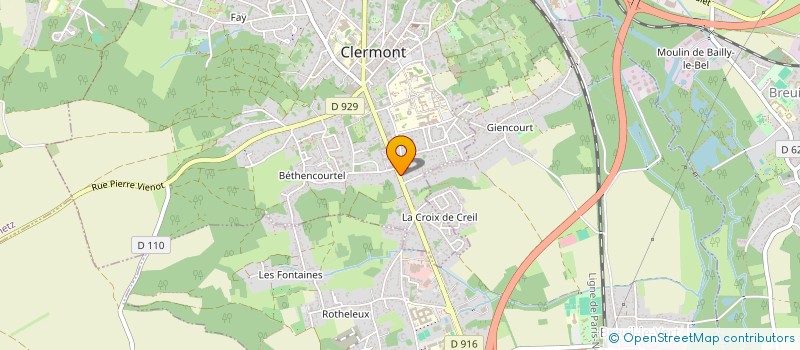 localisation de l'entreprise COTTEGE IMMOBILIER à BREUIL-LE-VERT