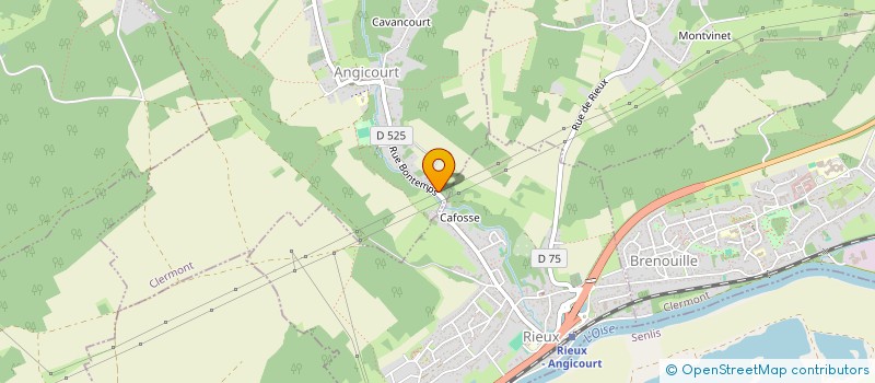 localisation de l'entreprise COTTEL  ANGICOURT