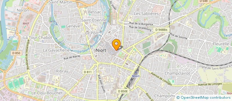 localisation de l'entreprise COTTENCEAU ANNIE ET BERTRAND CATHERINE à NIORT