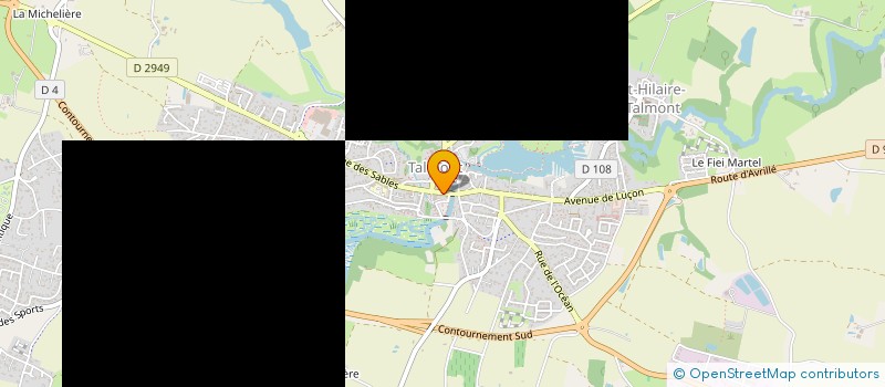 localisation de l'entreprise COTTEREAU FUSEAU  TALMONT-SAINT-HILAIRE