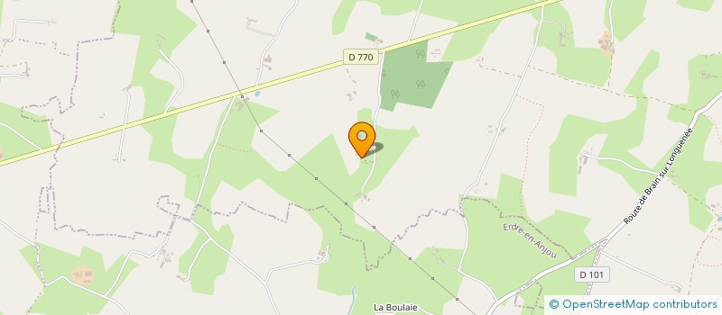 localisation de l'entreprise COTTIER  LE LION D'ANGERS