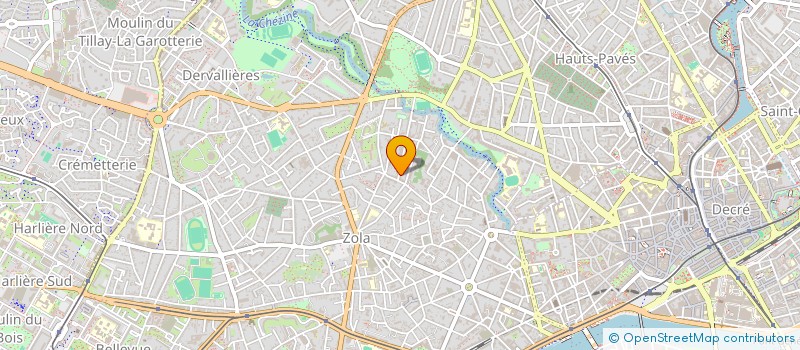 localisation de l'entreprise COTTILLE IMMOBILIER à NANTES