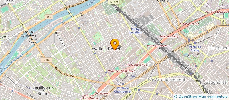 localisation de l'entreprise COTTINET DEMUYNCK à LEVALLOIS-PERRET