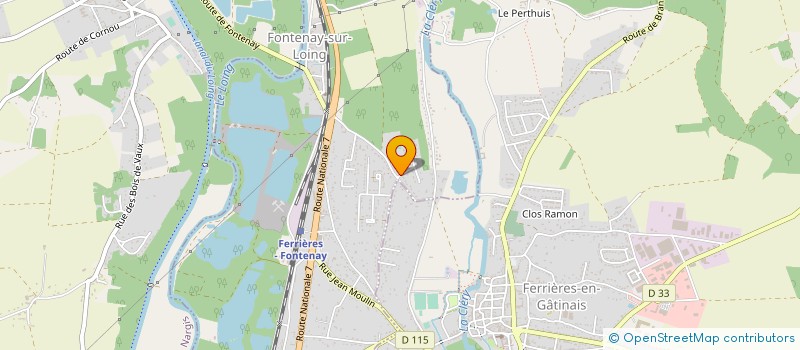 localisation de l'entreprise COTTON 41 à FONTENAY-SUR-LOING