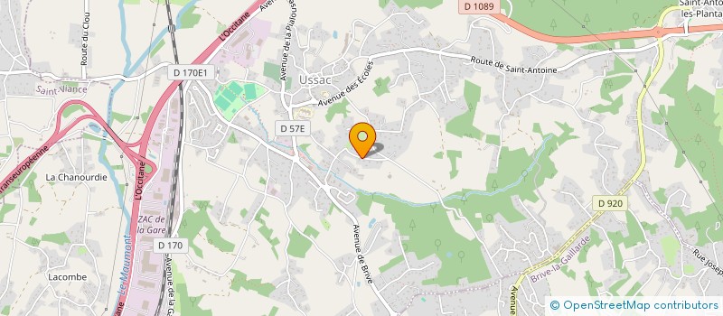 localisation de l'entreprise COTTON  USSAC