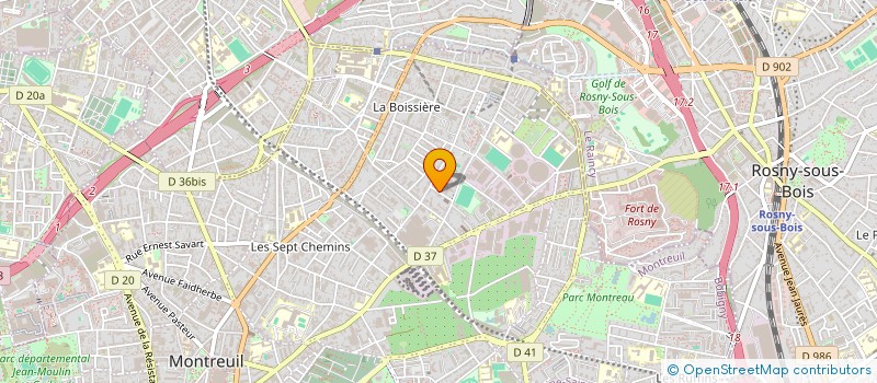 localisation de l'entreprise COTTON' ART à MONTREUIL