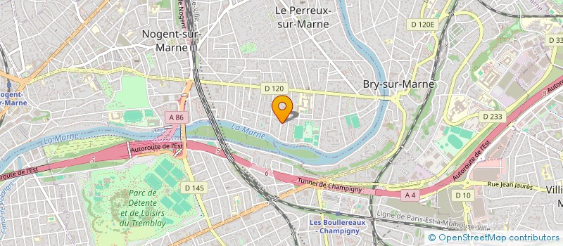 localisation de l'entreprise COTTON ARTWORK  LE PERREUX SUR MARNE