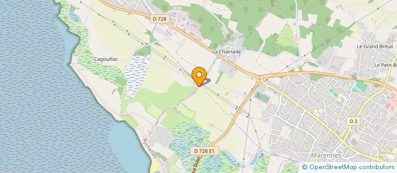 localisation de l'entreprise COTTON CHRISTOPHE  BOURCEFRANC-LE-CHAPUS