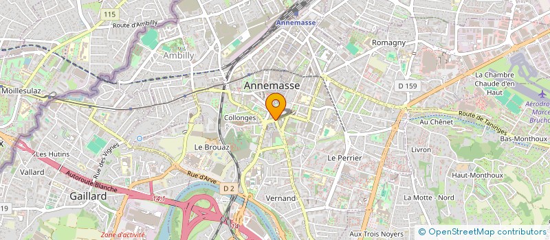 localisation de l'entreprise COTTON CLUB SARL à ANNEMASSE