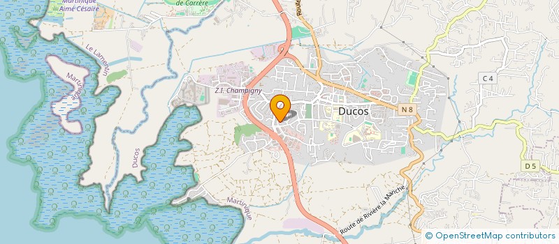 localisation de l'entreprise COTTON ISLAND  DUCOS