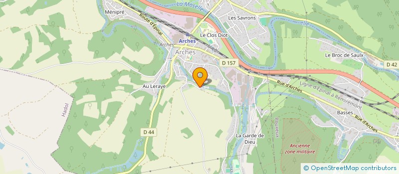 localisation de l'entreprise COTTONTAIL LOGICIELS  ARCHES