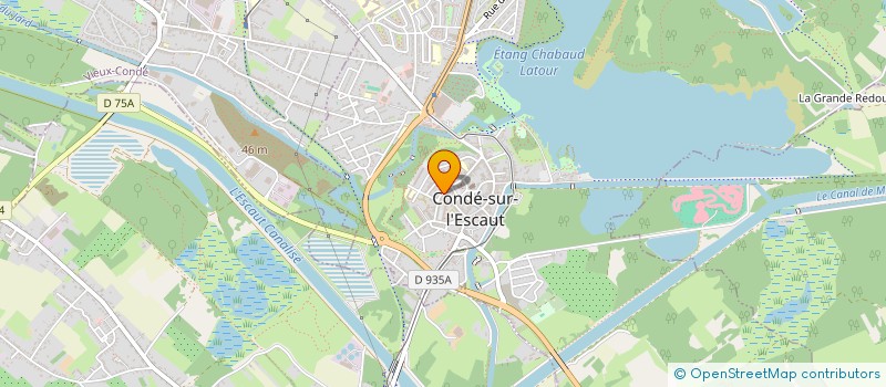 localisation de l'entreprise COTTRET  CONDE-SUR-L'ESCAUT