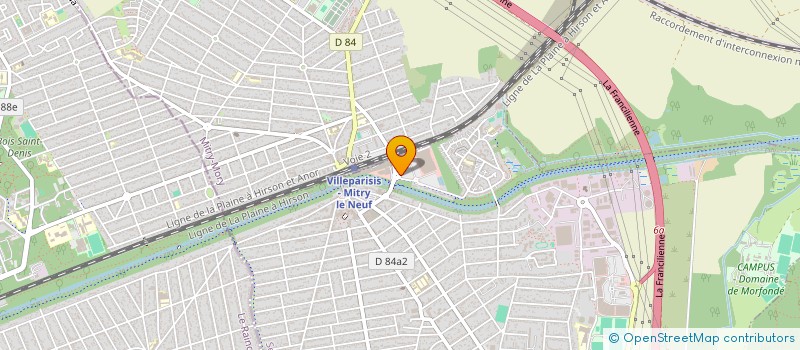 localisation de l'entreprise COTUBEX FRANCE  VILLEPARISIS