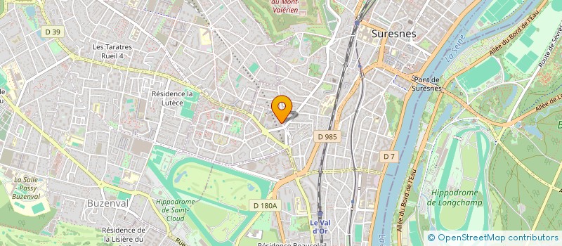 localisation de l'entreprise COTUNA à SURESNES
