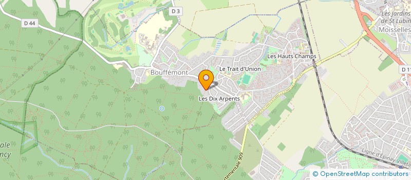 localisation de l'entreprise COTURNIX  BOUFFEMONT