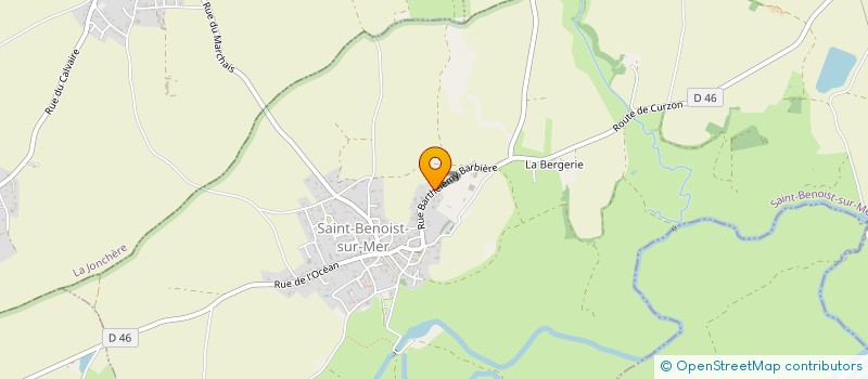 localisation de l'entreprise COTY BENOIT  SAINT-BENOIST-SUR-MER