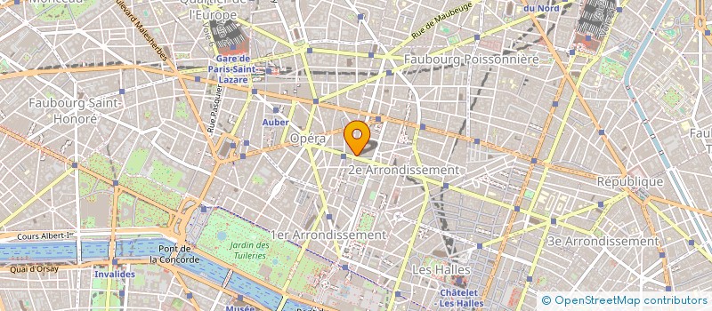 localisation de l'entreprise COTY FRANCE à PARIS
