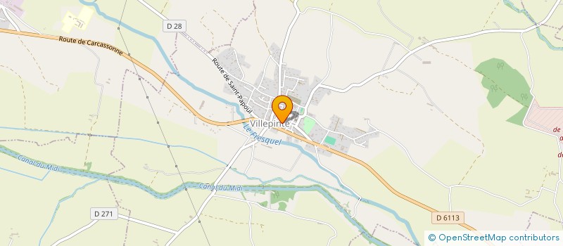 localisation de l'entreprise COTYLEDONS  VILLEPINTE