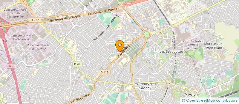 localisation de l'entreprise COTZAR à AULNAY-SOUS-BOIS