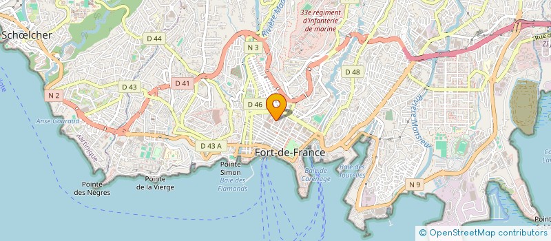 localisation de l'entreprise COUANGA C ET HAUSTANT M SCP à FORT-DE-FRANCE