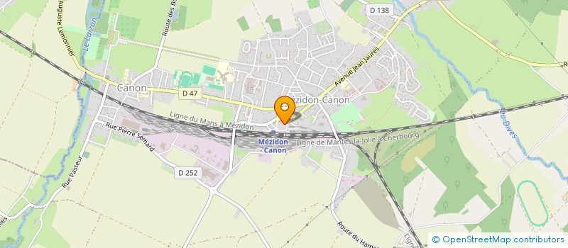 localisation de l'entreprise COUANON  MEZIDON VALLEE D'AUGE