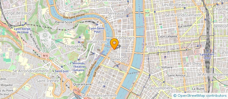 localisation de l'entreprise COUBADI à LYON