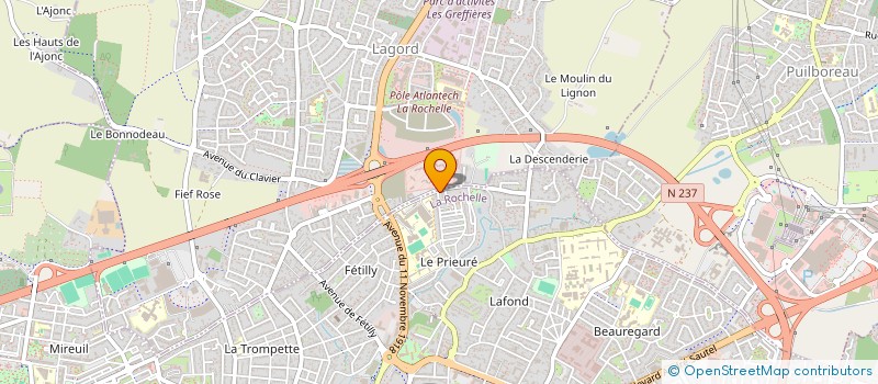 localisation de l'entreprise COUBARD  LA ROCHELLE