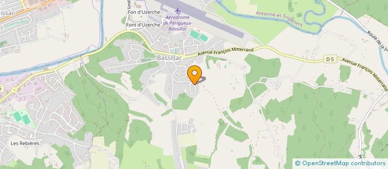 localisation de l'entreprise COUBERTIN  BOULAZAC ISLE MANOIRE