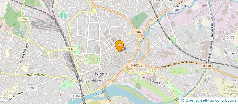 localisation de l'entreprise COUBERTIN NEVERS à NEVERS