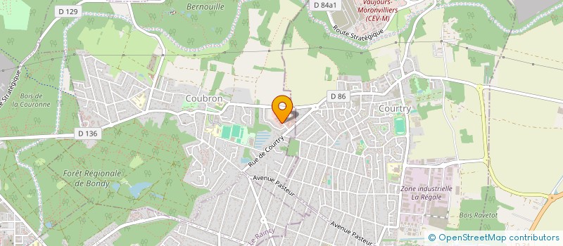 localisation de l'entreprise COUBRON CARROSSERIE  COUBRON