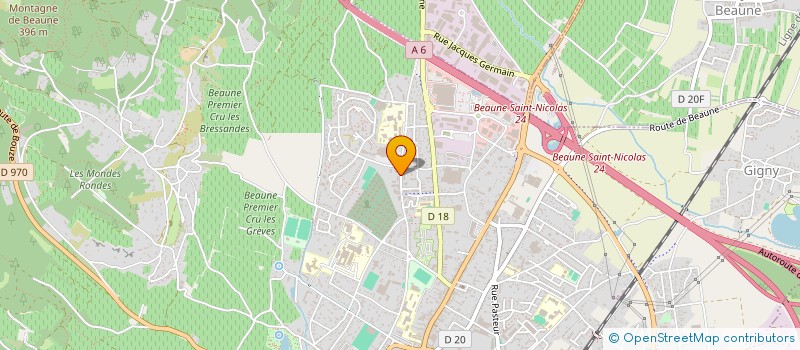 localisation de l'entreprise COUBRONNE à BEAUNE