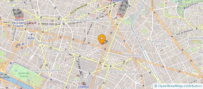 localisation de l'entreprise COUCAUD DISTRIBUTION à PARIS