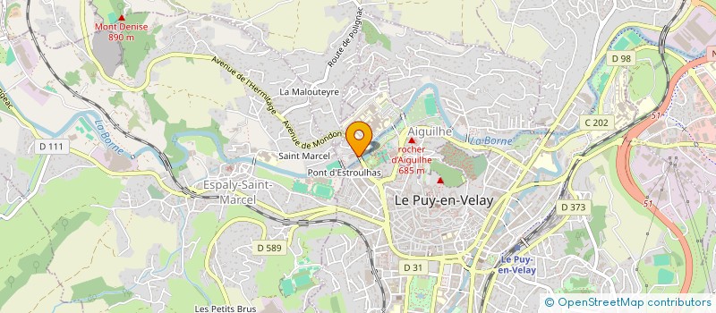 localisation de l'entreprise COUCHARDON à AIGUILHE