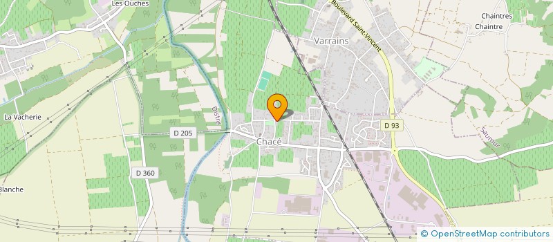 localisation de l'entreprise COUCHOT CONDITIONNEMENT  BELLEVIGNE-LES-CHATEAUX