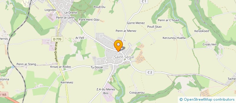 localisation de l'entreprise COUCHOURON JEAN MICHEL  SAINT-SEGAL