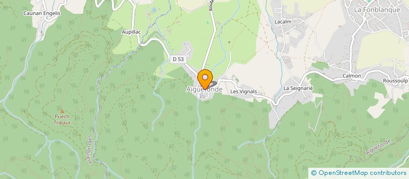 localisation de l'entreprise COUCI BASS  AIGUEFONDE