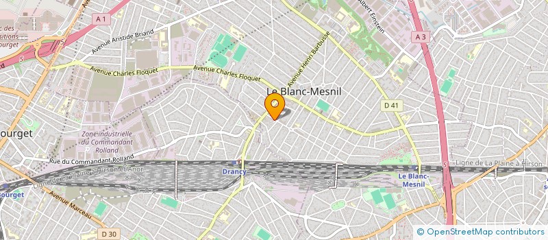localisation de l'entreprise COUCOU SASU à LE BLANC-MESNIL