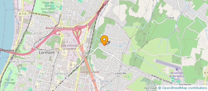 localisation de l'entreprise COUCOUBB  LORMONT