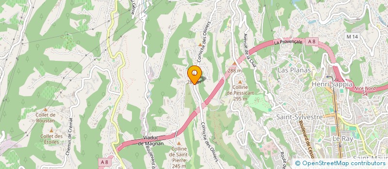 localisation de l'entreprise COUCOUPARK SAS  NICE