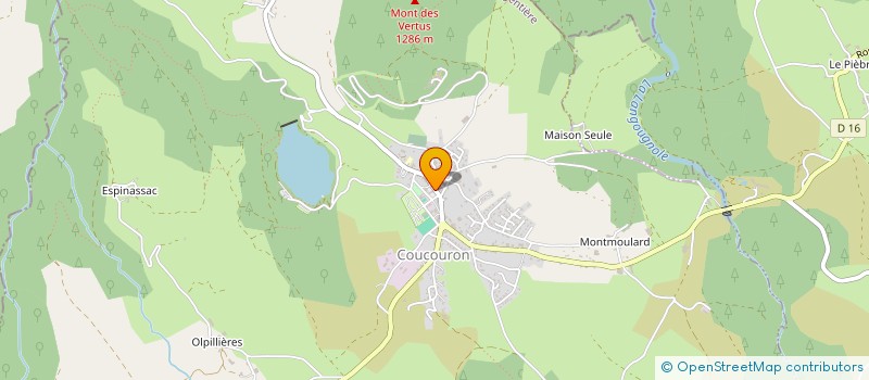 localisation de l'entreprise COUCOURON ALIMENTATION  COUCOURON