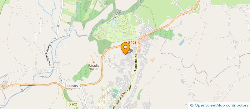 localisation de l'entreprise COUCOUVILLE LES NUEES  VILLENEUVE-DE-BERG