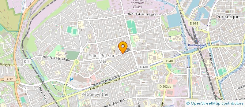 localisation de l'entreprise COUD'CHAUD à DUNKERQUE
