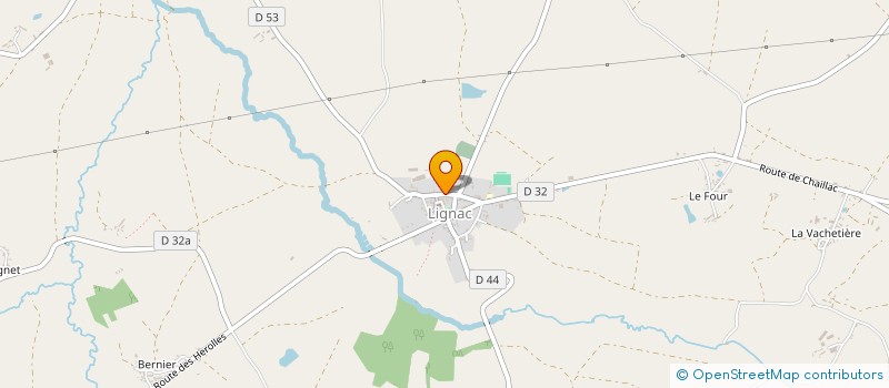 localisation de l'entreprise COUDACOUDA à LIGNAC