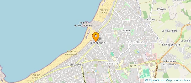 localisation de l'entreprise COUDE A COUDE  SAINT-MALO