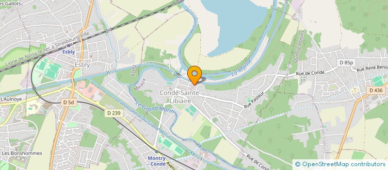 localisation de l'entreprise COUDEFIL  CONDE-SAINTE-LIBIAIRE