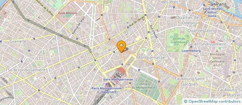 localisation de l'entreprise COUDENHOVE KALERGI  DE QUELEN BYLOFF  PARIS