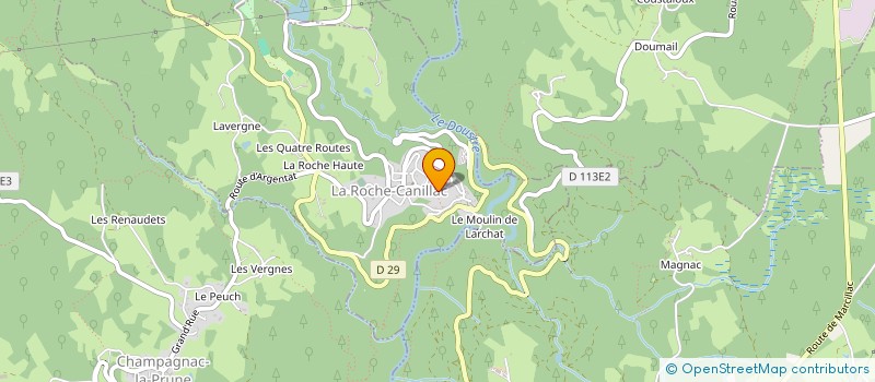 localisation de l'entreprise COUDER à ARGENTAT-SUR-DORDOGNE