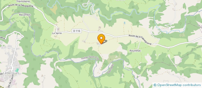 localisation de l'entreprise COUDERC AIME ET ALICE  RULLAC-SAINT-CIRQ