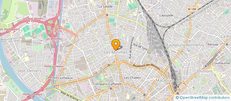 localisation de l'entreprise COUDERC FLORENCE/COUDERC THIERRY  TOULOUSE