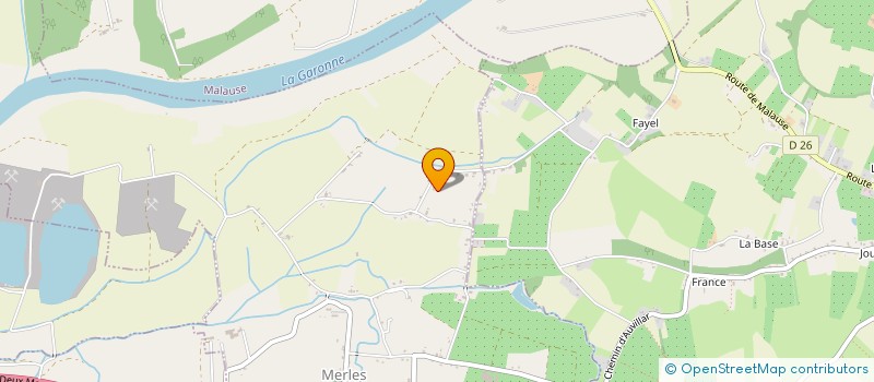 localisation de l'entreprise COUDERC PHILIPPE  MERLES